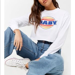 Cropped Long Sleeve BABY Forever 21